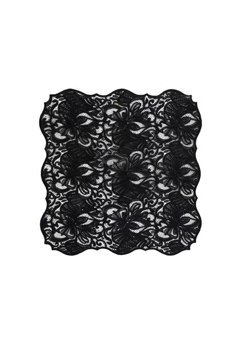 Black Lace Pocket Square ERMANNO SCERVINO | D435R303PYX95708