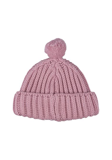 Pink Knitted Beanie With Pompon ERMANNO SCERVINO | D435V301NWW61715