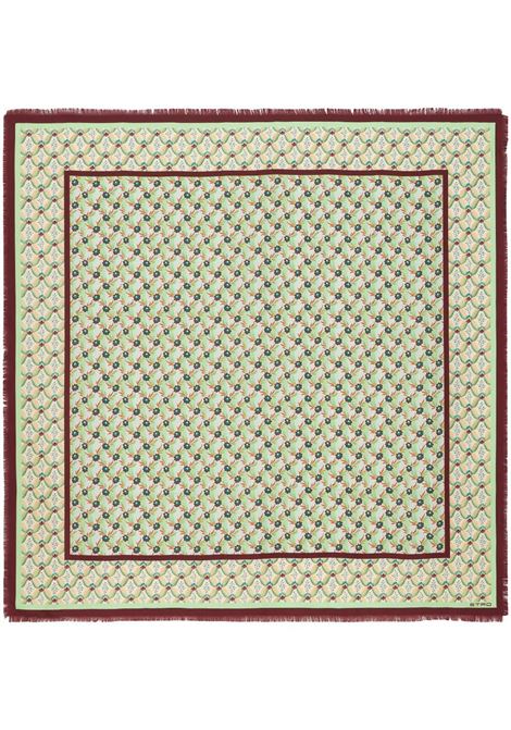 Foulard In Green Floral Silk ETRO | 10050-9536500
