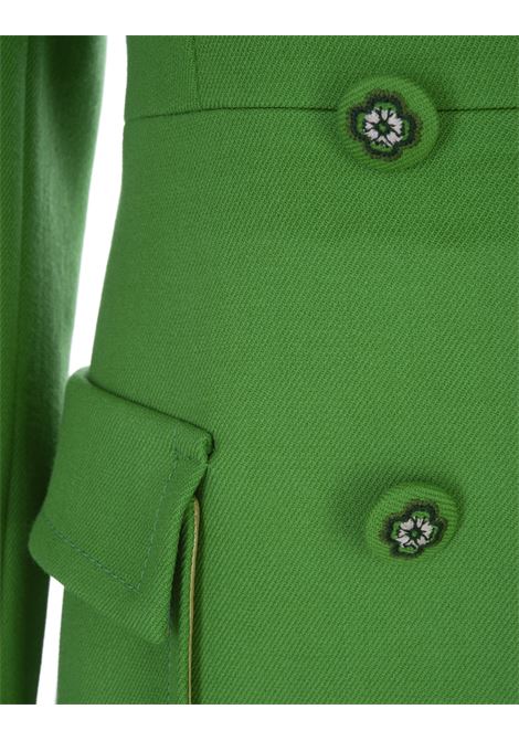 Cappotto Verde Con Bottoni Floreali ETRO | 11400-0492550