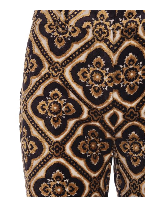 Black Jacquard Trousers With Medallions ETRO | 11560-05631