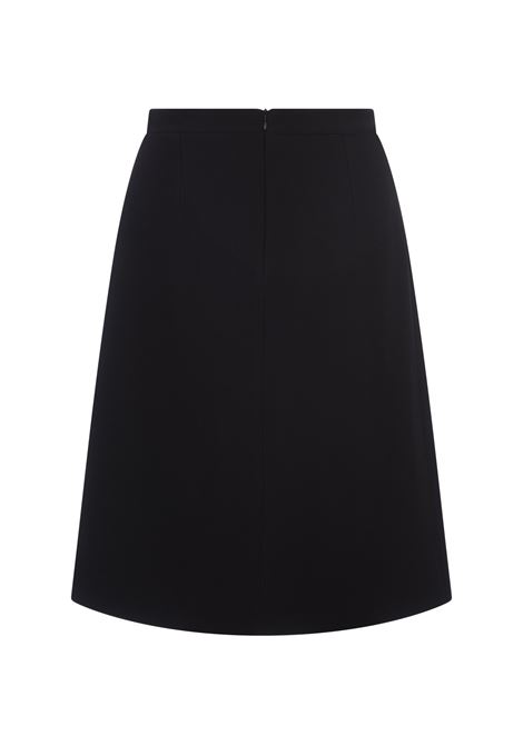 Black Pencil Skirt with Foliage Embroidery ETRO | 11602-72161