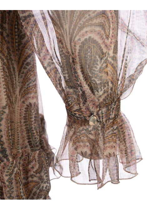 Long Printed Silk Crepon Dress ETRO | 11754-5241990