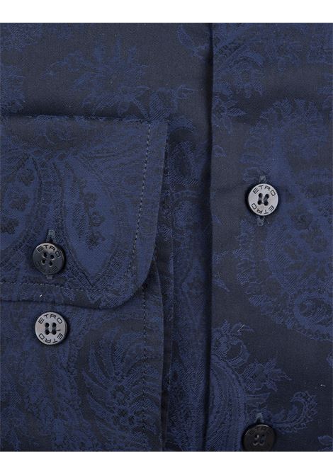 Blue Jacquard Shirt ETRO | 12908-3110200