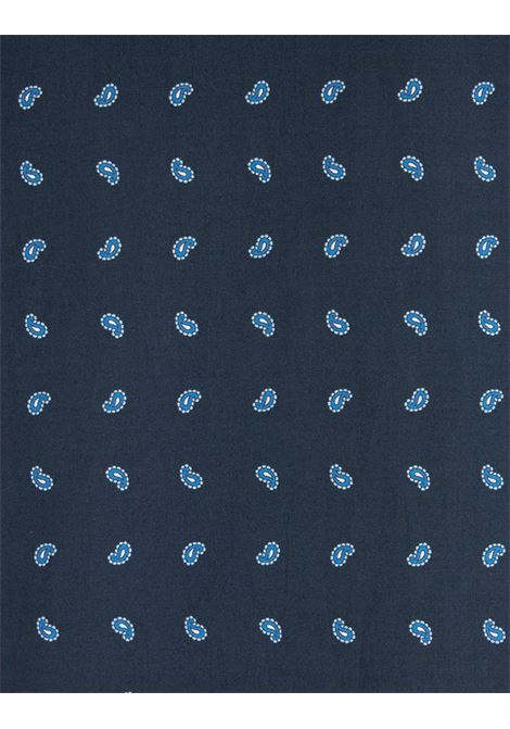 Camicia Blu Navy Con Micro Motivi Paisley ETRO | 12908-5734201