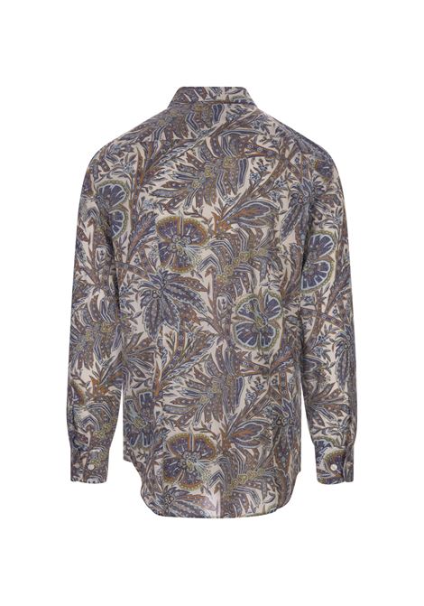 Shirt With Floral Foliage Print ETRO | 12908-5736250