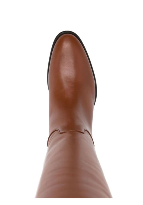Brown Riding Boots With Logo ETRO | 13867-3076150