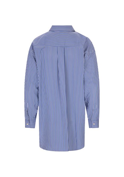 Blue Striped Oversized Shirt With Logo ETRO | 19385-3880200