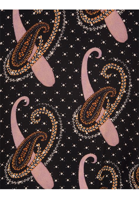 Stretch Silk Sweater With All-Over Pink Paisley Pattern ETRO | 19659-92501