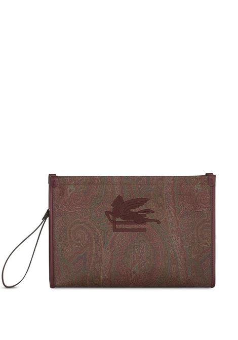 Paisley Large Pouch With Pegasus ETRO | 1H783-7567600