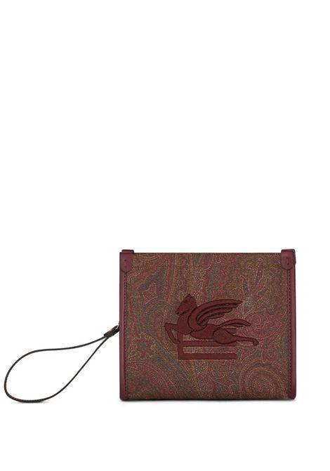 Red Paisley Small Pouch ETRO | 1H871-7567600