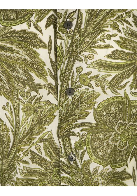 Green Floral Pailsey Print Shirt ETRO | 1K870-5781501