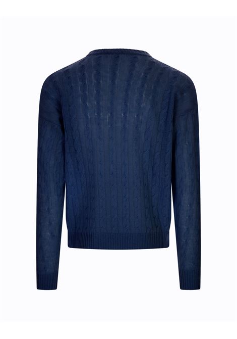 Blue Braided Cashmere Sweater ETRO | 1N965-9606200