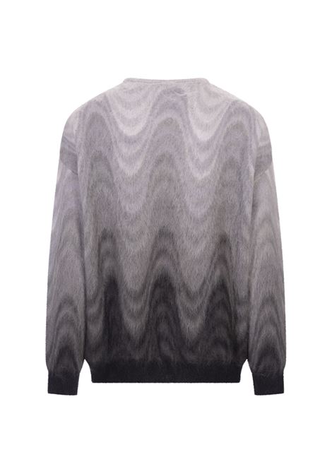 Grey Sweater In Gradient Brushed Mohair Wool ETRO | 1N987-97322