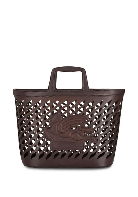 Dark Brown Medium Coffa Bag ETRO | 1P053-2211100