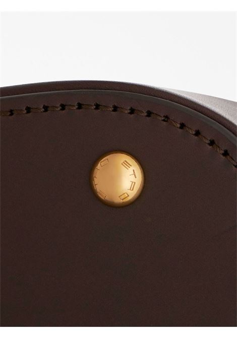 Dark Brown Medium Coffa Bag ETRO | 1P053-2211100