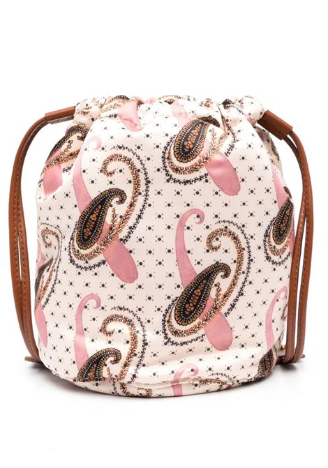 Pink Pouch With Paisley and Polka Dot Motifs ETRO | 1P081-8512650