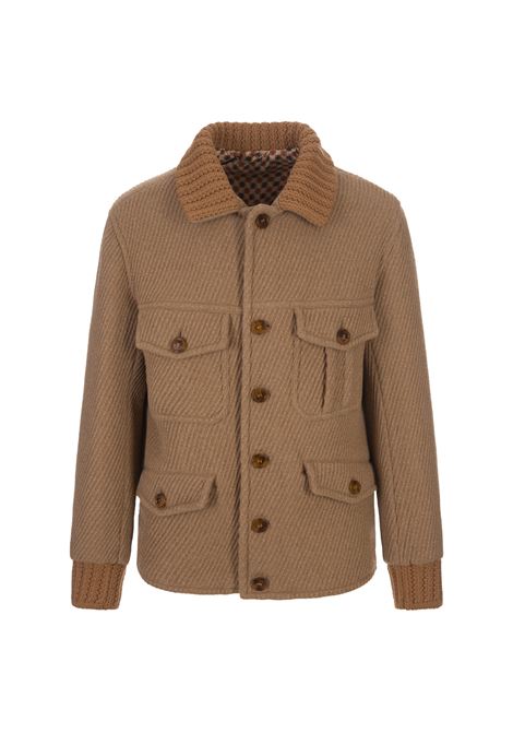 Beige Jacket With Knitted Details ETRO | 1S379-0041800