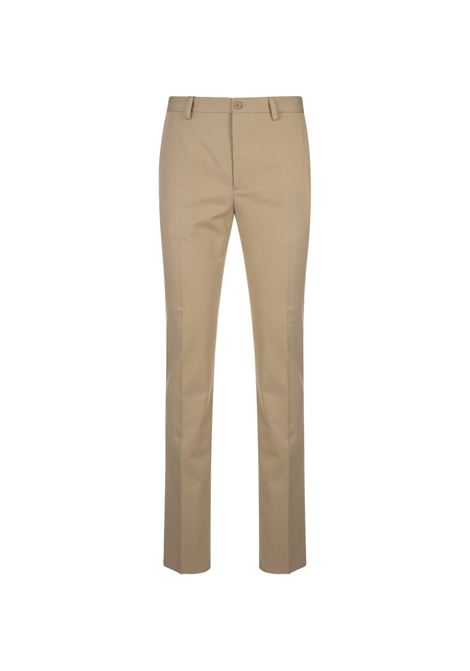 Classic Trousers In Beige Stretch Cotton ETRO | 1W715-0028800