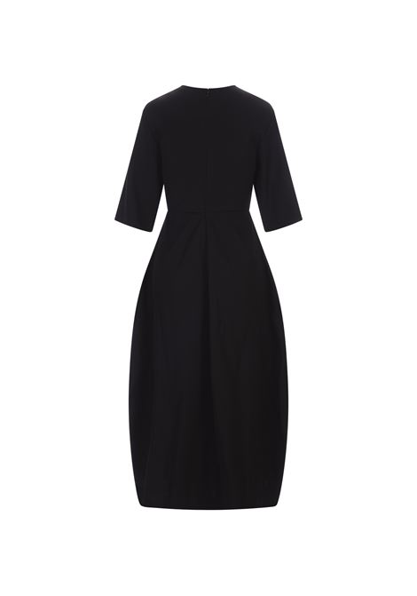 Black Wool Midi Dress FABIANA FILIPPI | ABD213F1460000D554825