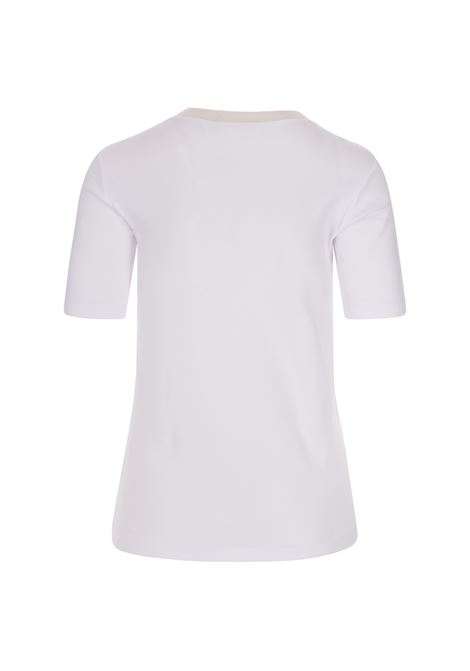 T-Shirt In Jersey Bianco FABIANA FILIPPI | JEDP02F1230000X65121P