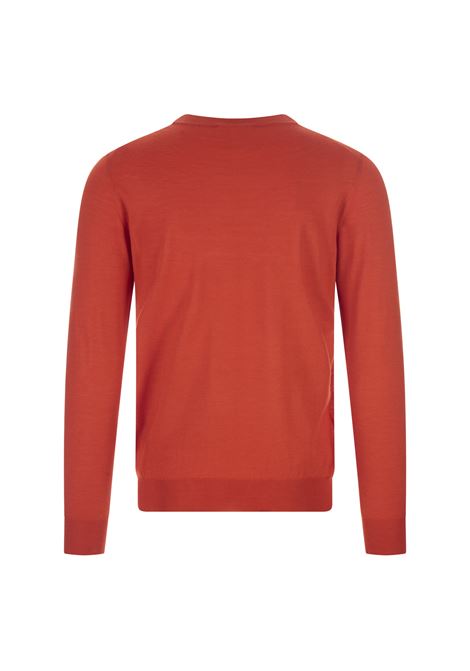 Orange Silk and Cashmere Pullover FEDELI | UE07119-CC15