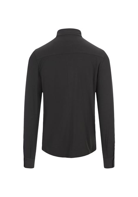Moss Green Stretch Cotton Shirt FEDELI | UI00535-CC2