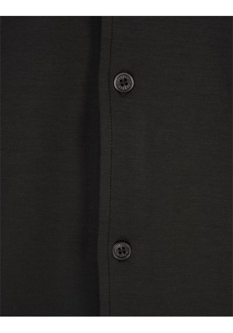 Camicia In Cotone Stretch Verde Muschio FEDELI | UI00535-CC2