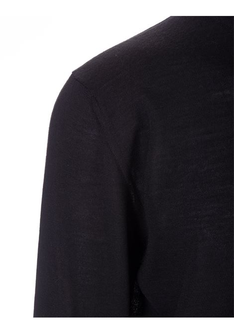 Black Cashmere and Silk Turtleneck Pullover FEDELI | UI07124-CC9