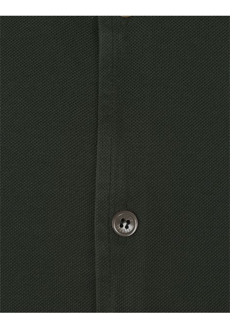 Camicia Teorema In Piquet Giza Verde Muschio FEDELI | UIF0284CE-CC144