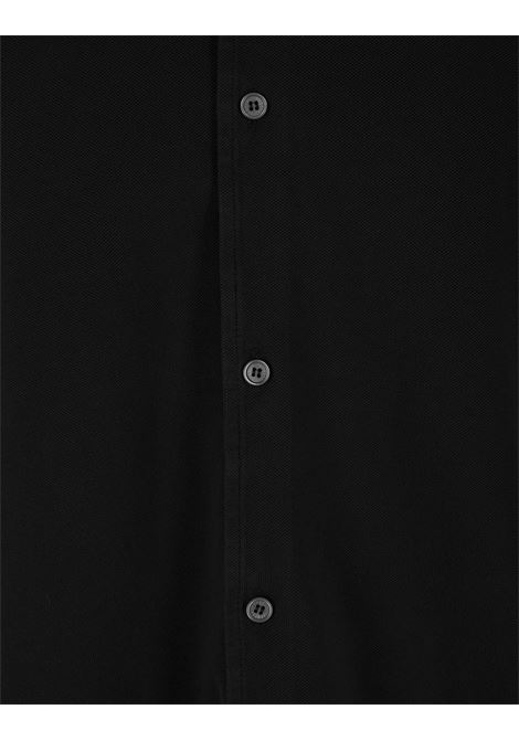 Teorema Piquet Giza Shirt In Black FEDELI | UIF0284CE-CC36