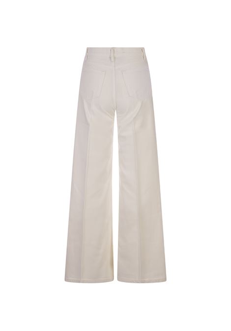 Jeans a Palazzo In Denim Bianco Sporco FRAME | LPP432OFFW