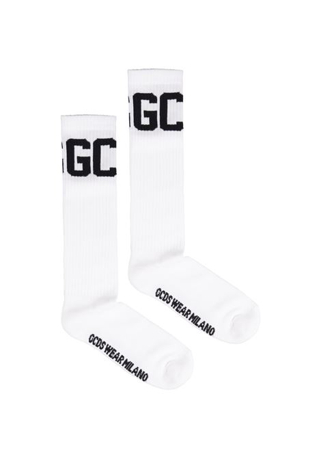 White Socks With Maxi Logo GCDS | CC94M01010101