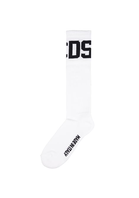White Socks With Maxi Logo GCDS | CC94M01010101