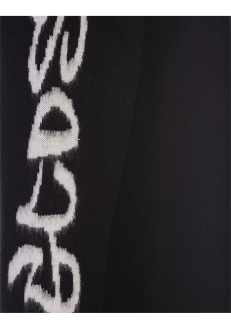 Pullover Nero Con Logo e Motivo GCDS Wear GCDS | FW23M38030902