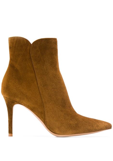 Brown Suede Levy 85 Ankle Boot GIANVITO ROSSI | G70321.85RICCASTEXA