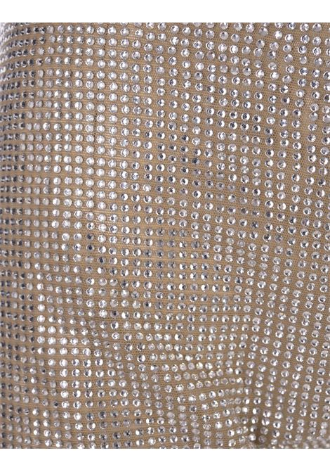 Silver Shorts With Crystals GIUSEPPE DI MORABITO | 079PA-C-21211