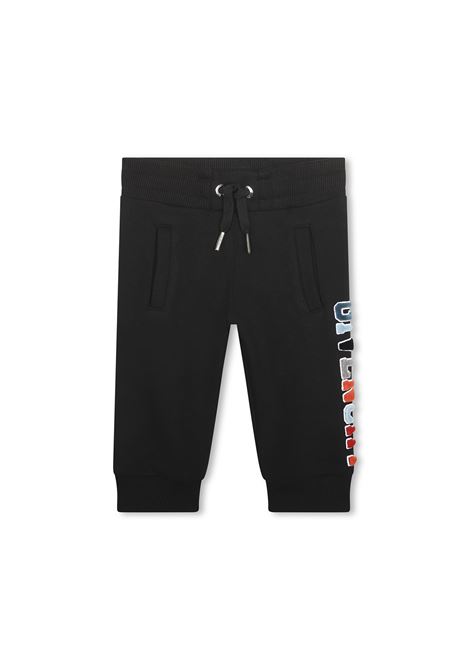 Black Joggers With Multicoloured Signature GIVENCHY KIDS | H0417009B