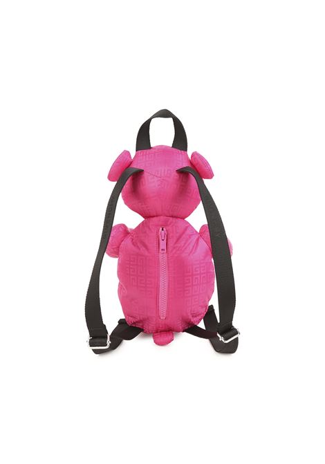 Teddy Backpack In Fuchsia Monogram Nylon GIVENCHY KIDS | H1007349N