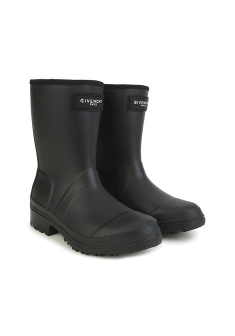 GIVENCHY 4G Rain Boots In Black GIVENCHY KIDS | H1907709B