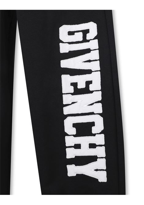 Black Joggers With Front Logo GIVENCHY KIDS | H2423409B