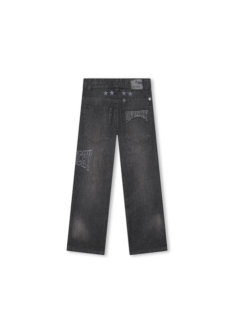 Black GIVENCHY College Soft Jeans GIVENCHY KIDS | H24241Z11