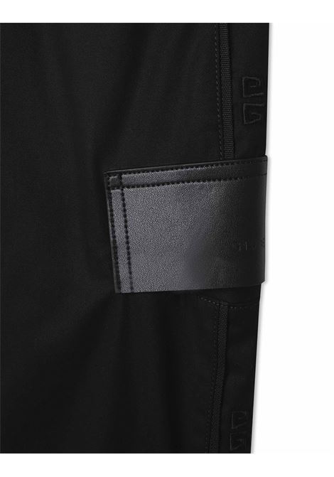 Black Cargo Trousers with Logo and 4G Motif GIVENCHY KIDS | H2424209B