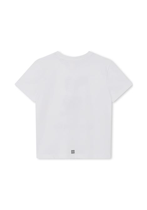 White T-Shirt With Oswald x Disney Print GIVENCHY KIDS | H2545110P