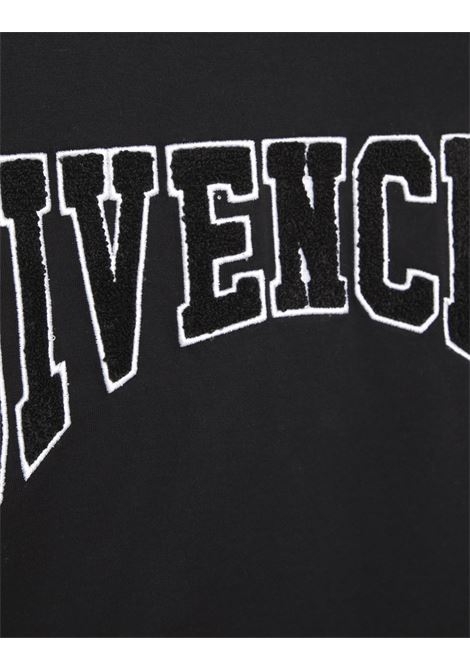 Black T-Shirt With Embroidered Logo GIVENCHY KIDS | H2545209B