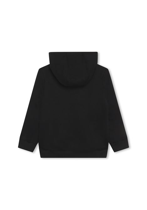Black Hoodie With Multicoloured Signature GIVENCHY KIDS | H2547609B