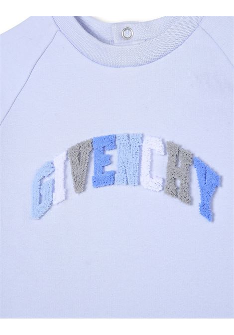 Two-Tone Playsuit With Terrycloth Logo GIVENCHY KIDS | H94080771