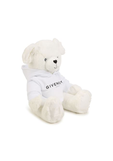White Teddy Bear With White GIVENCHY Hoodie GIVENCHY KIDS | H9K07510P