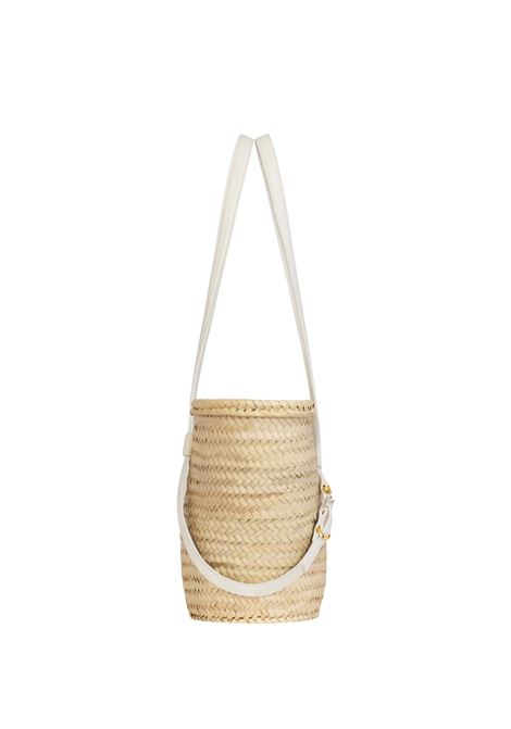 Ivory Medium Voyou Basket Bag In Raffia GIVENCHY | BB50V9B1UC105