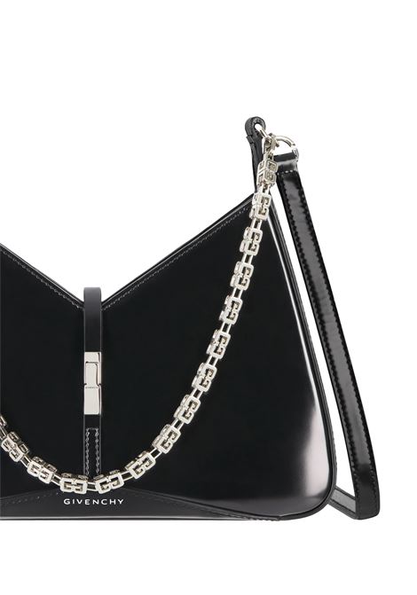 Small Cut Out Bag in Glossy Black Leather with Chain GIVENCHY | BB50WYB1W0001